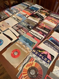 lot 136 image: Large Lot of Records (45s) Over 100