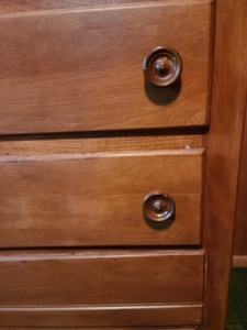 lot 33 image: Small Wood Dresser