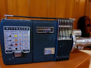 lot 37 image: Vintage Wittnauer Cine-Twin Movie Camera