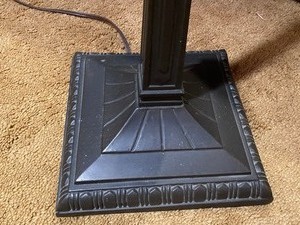 lot 73 image: Stain Glass Floor Lamp