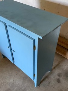 lot 106 image: Blue Painted Cabinet