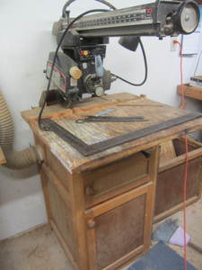 lot 7 image: Sears Radial Arm Saw