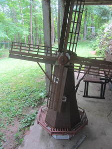 lot 42 image: Dutch Windmill Yard Ornament