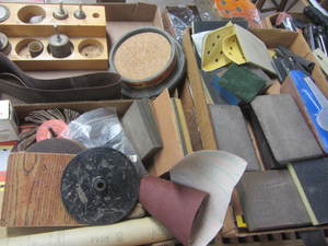 lot 46 image: Abrasives with Sand Paper