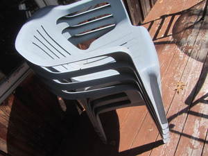 lot 76 image: Stacking Chairs