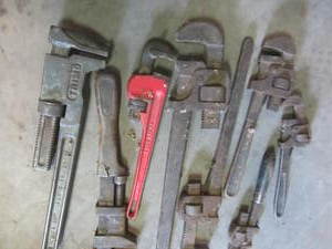 lot 110 image: Pipe Wrenches
