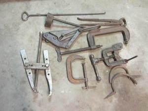 lot 119 image: Pipe Vise, Clamps, Splicer