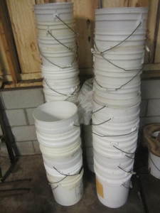 lot 134 image: Plastic Pails