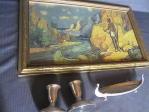 lot 192 image: Pewter, Norge, Antique Print