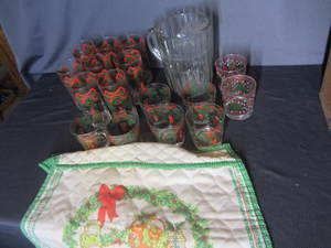 lot 193 image: Water Pitcher, Glasses