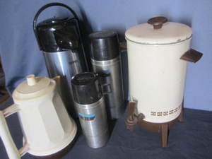 lot 195 image: Percolator, Thermos