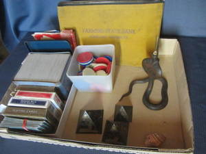 lot 87 image: Receipt Spike, Cards, Chips