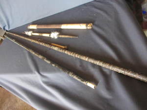 lot 201 image: Vintage Blow Darts
