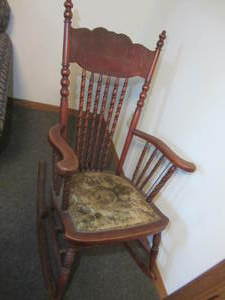 lot 205 image: Antique Rocker