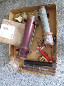 lot 423 image: Lot of Homemade Kalidascopes, Wood ...