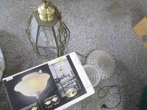 lot 432 image: Light Fixture in Box, Hanging Light...