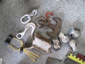 lot 441 image: Hooks, Garden Tool, Caster Wheels, ...