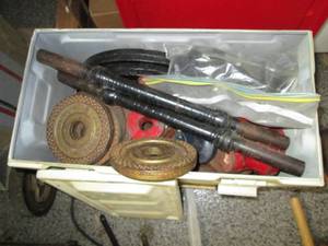 lot 454 image: Rolling Cart, Heavy Duty Ammo Box W...