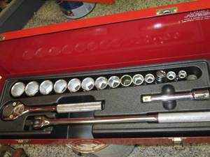 lot 720 image: Large Socket Set In Case See Photo...