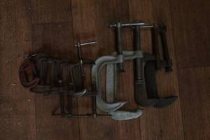lot 336 image: Metal clamps ...