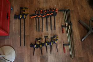 lot 337 image: Wood Working wood clamps ...