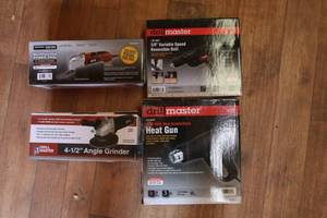 lot 340 image: Assorted power tools  (New Never us...