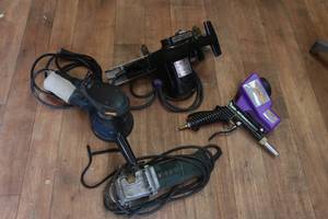 lot 345 image: Orbital Sander  Angle Grinder   S...