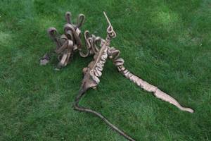 lot 356 image: Melted Metal Sculpture ...
