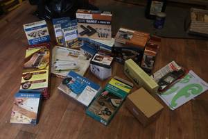 lot 361 image: Woodworking  Router accessories lo...
