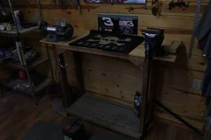lot 363 image: Work bench 60 L  42 H 17 W   Wi...