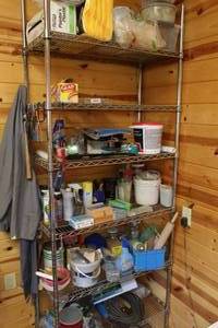lot 387 image: 33 x 16 industrial shelving with ...