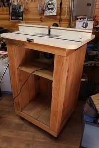 lot 330 image: Ryobi  1.5 HP Router with Table and...