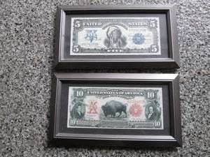 lot 258 image: Reproductions of Five & Ten Dollar ...