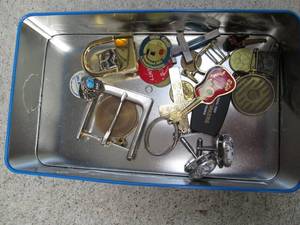 lot 270 image: Lot of Cufflinks, Pins, Belt Buckle...