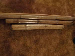 lot 104 image: Set of 3 Bamboo Dcor...