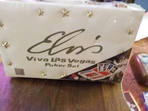 lot 121 image: Elvis Poker Set unopened...
