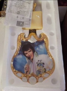 lot 133 image: Elvis Guitar Collectible Plate...