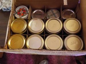 lot 151 image: Box of Canning Mason Jars...