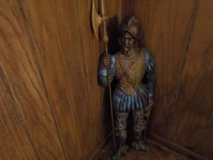 lot 42 image: Metal Knight 3 tall...