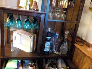 lot 48 image: Contents of the Drawers and Glasswa...