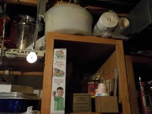 lot 199 image: Shelf and all contents to left of f...