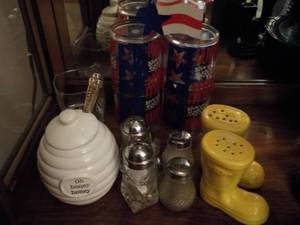lot 693 image: Misc Salt and Pepper Shakers...