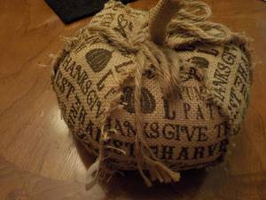 lot 695 image: Canvas Material Pumpkin...
