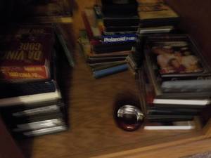 lot 696 image: Lots of DVDs and VCR Tapes...