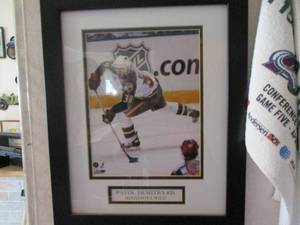 lot 210 image: Wild Pavol Demitra Framed Picture, ...