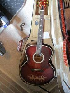 lot 223 image: Crocodile like Material Guitar Case...