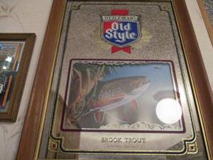 lot 540 image: Framed Mirror Heilemans Sign...