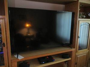 lot 2 image: Vizio 65 TV with Stand and Remote-...