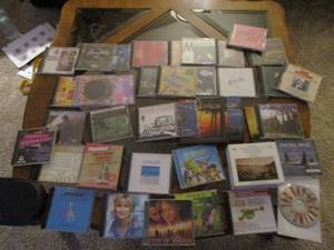 lot 573 image: Lot of CDs and DVDs, CD Holders...