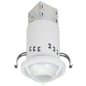 lot 53 image: Commercial Electric (3 Pack) 3 in. White Recessed Non-IC Remodel GU10 Lighting Kit HBR3GNR352WHP